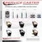 Service Caster 2 Inch Gloss Black Polyolefin Ball Caster - Side Mount Bracket - SCC, 4PK SCC-GR01S20-POS-GB-716-4-CB180-4 - alternate 5